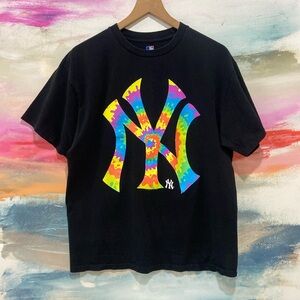 🔥EC🔥NY Yankees MLB Tie Dye 100% Cotton T-shirt.